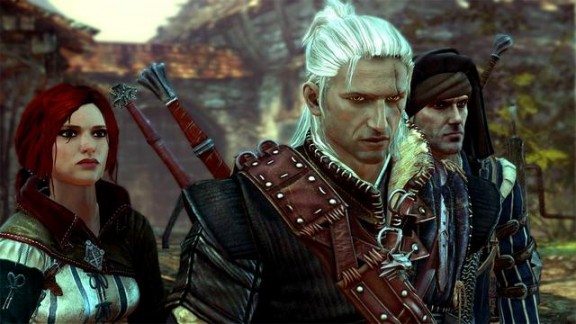 Ed ecco il nostro fido Geralt attorniato dai suoi commilitoni...