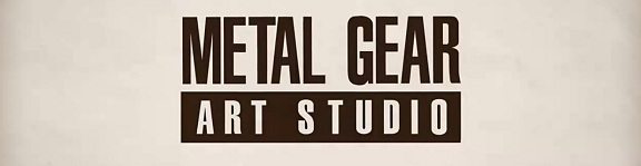 Metal gear art studio