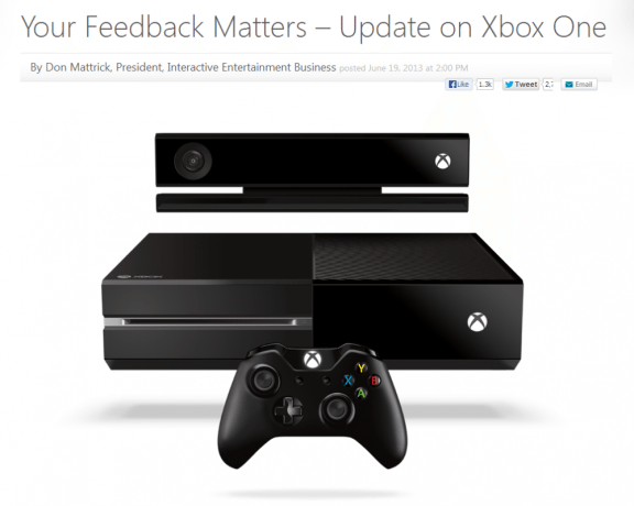 Your Feedback Matters – Update on Xbox One