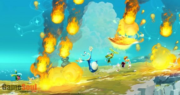 Rayman, Globox e Murfy (giocabile solo su WiiU) in una partita multiplayer! Divertimento assicurato! 