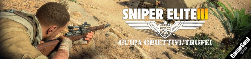 Sniper Elite 3 Obiettivi e Trofei Banner