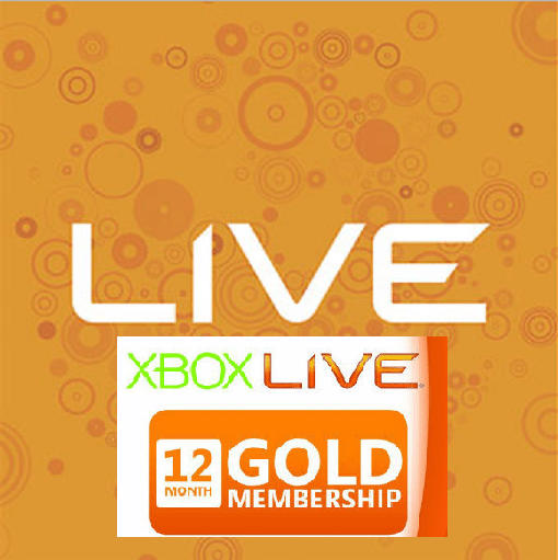 xbox live gold membrship 2012