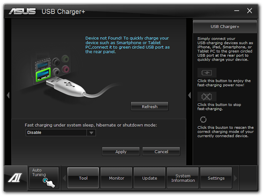 ASUS P8Z77-I Deluxe Software 12 - USB Charger