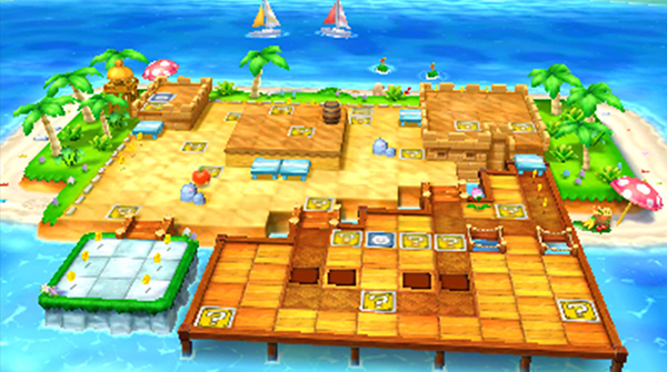 Mario Party Star Beach stage
