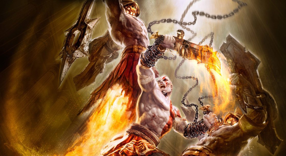 Kratos vs Zeus - God of War - Fan Art - Stradu Studios - Loja para
