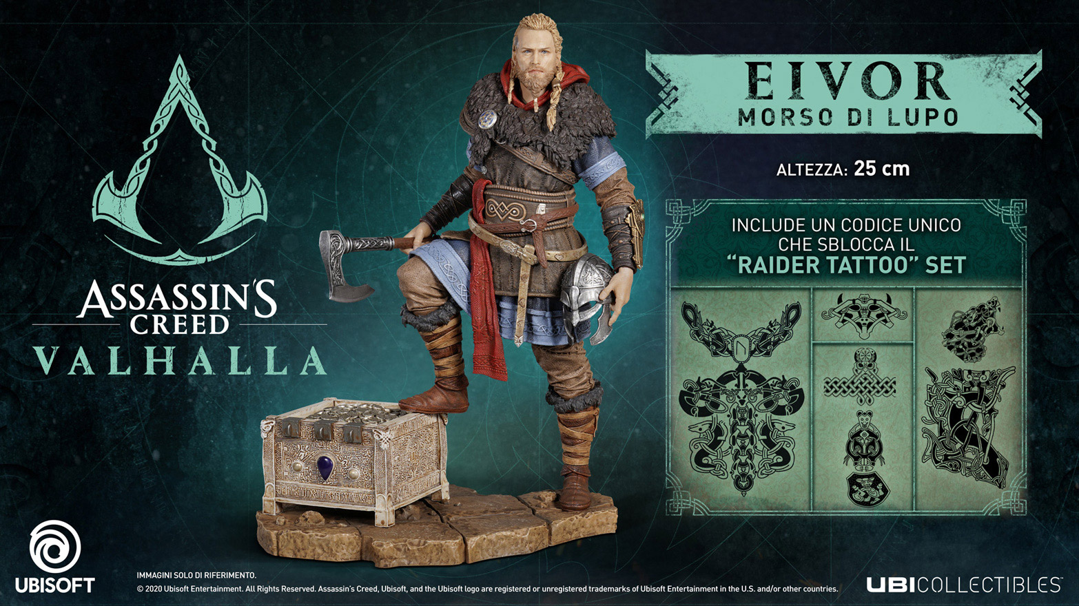 Assassin's Creed Valhalla - Eivor, Morso di lupo statuetta