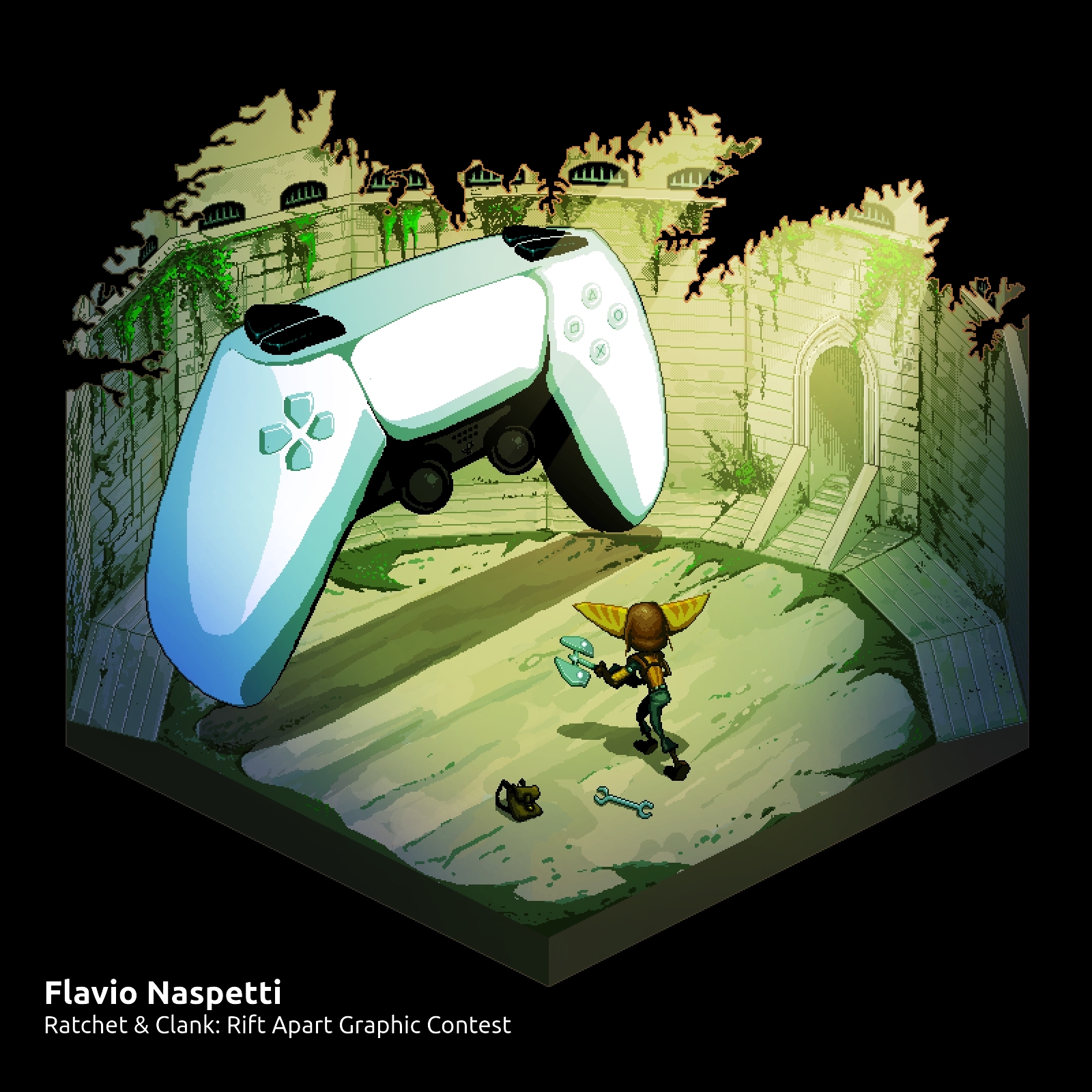 Ratchet & Clank: Rift Apart Graphic Contest, Premio Pixelart