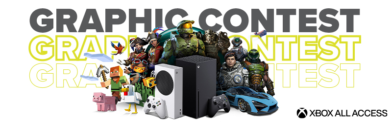 Partecipa al nostro graphic contest! In palio un'xbox Series X e un'Xbox Series S!