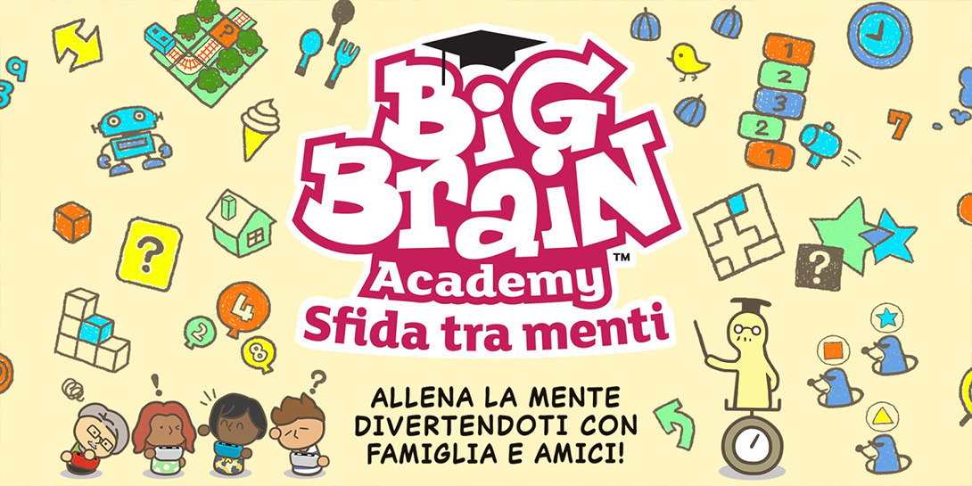 Big Brain Academy per Nintendo Switch, appassionante in multiplayer, adatto anche ai bambini