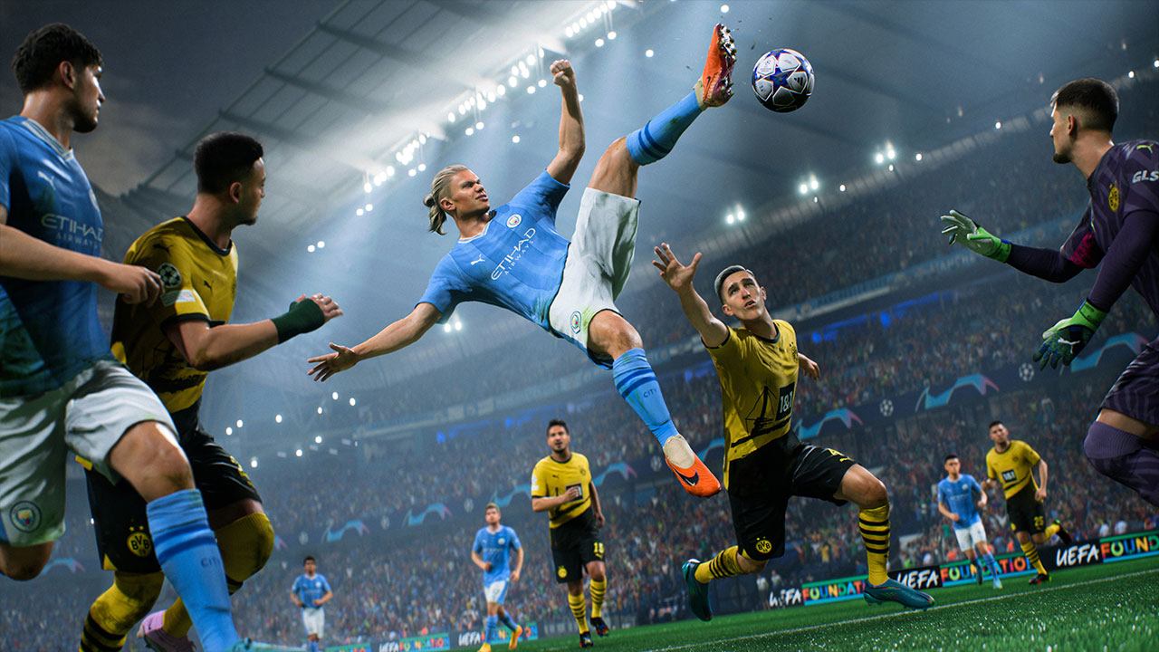 EA Sports FC 24 Haaland gol