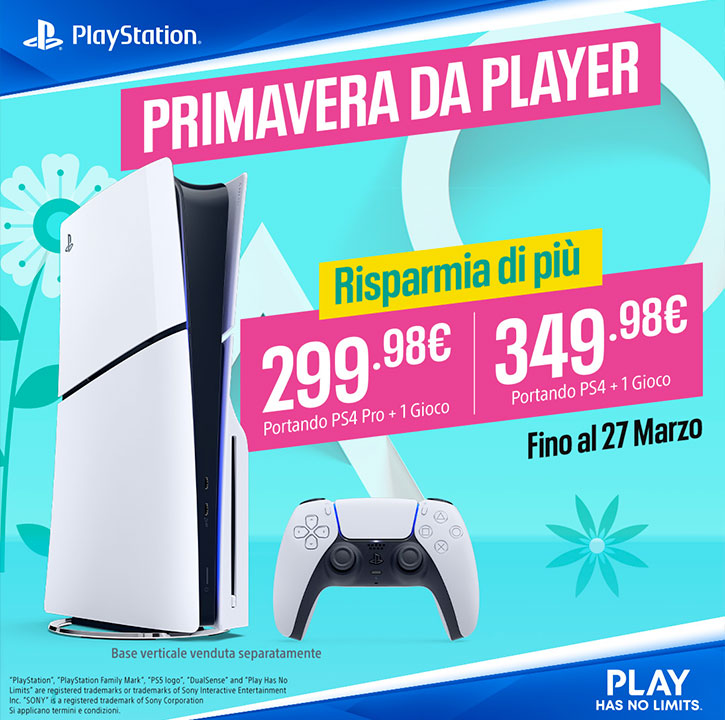 Primavera da Player GameStop PlayStation 5 Gamesou