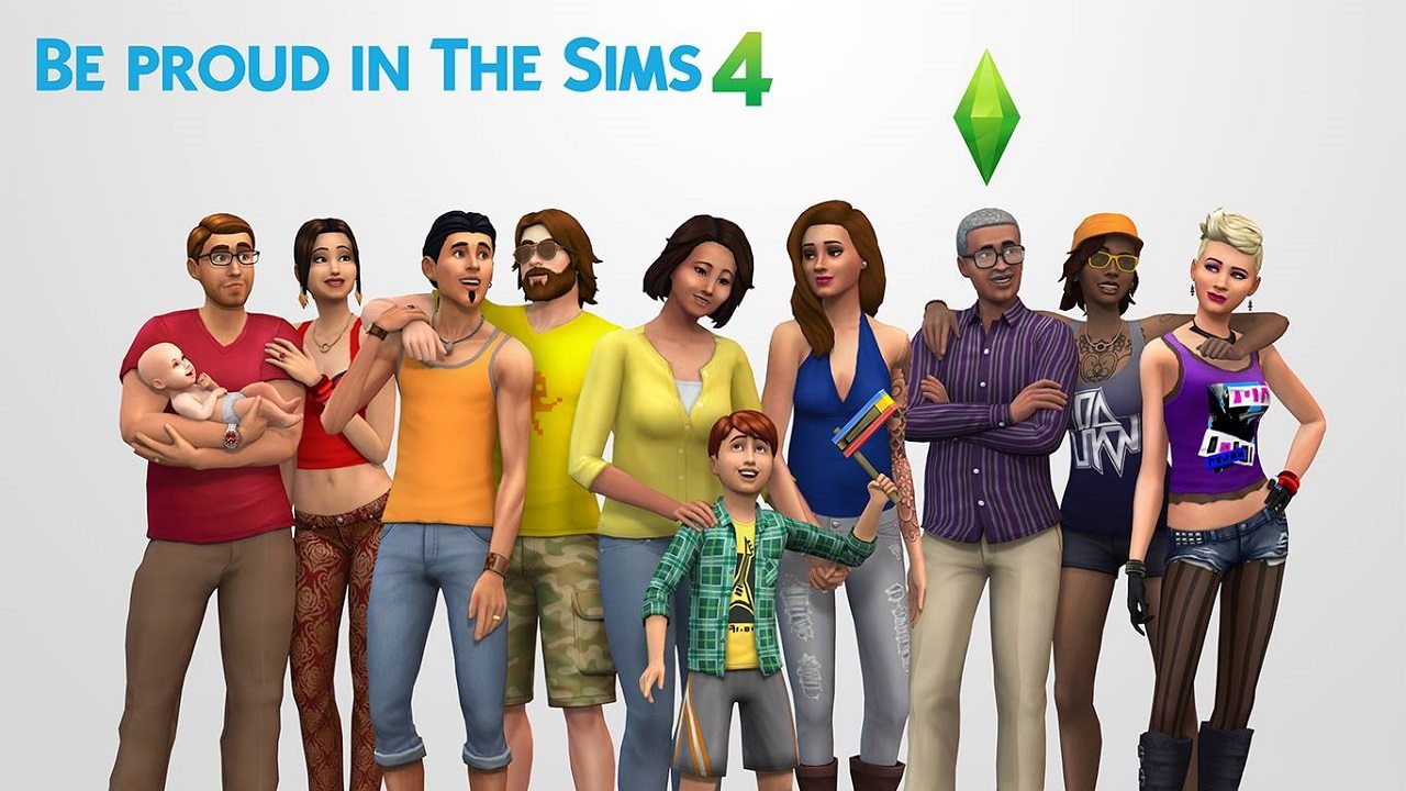 The Sims 4 Proud