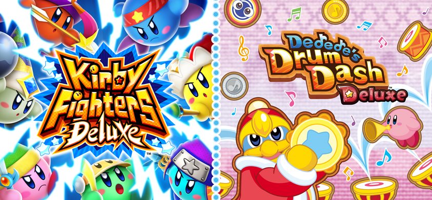 kirby fighters and Dedede Drum Dash