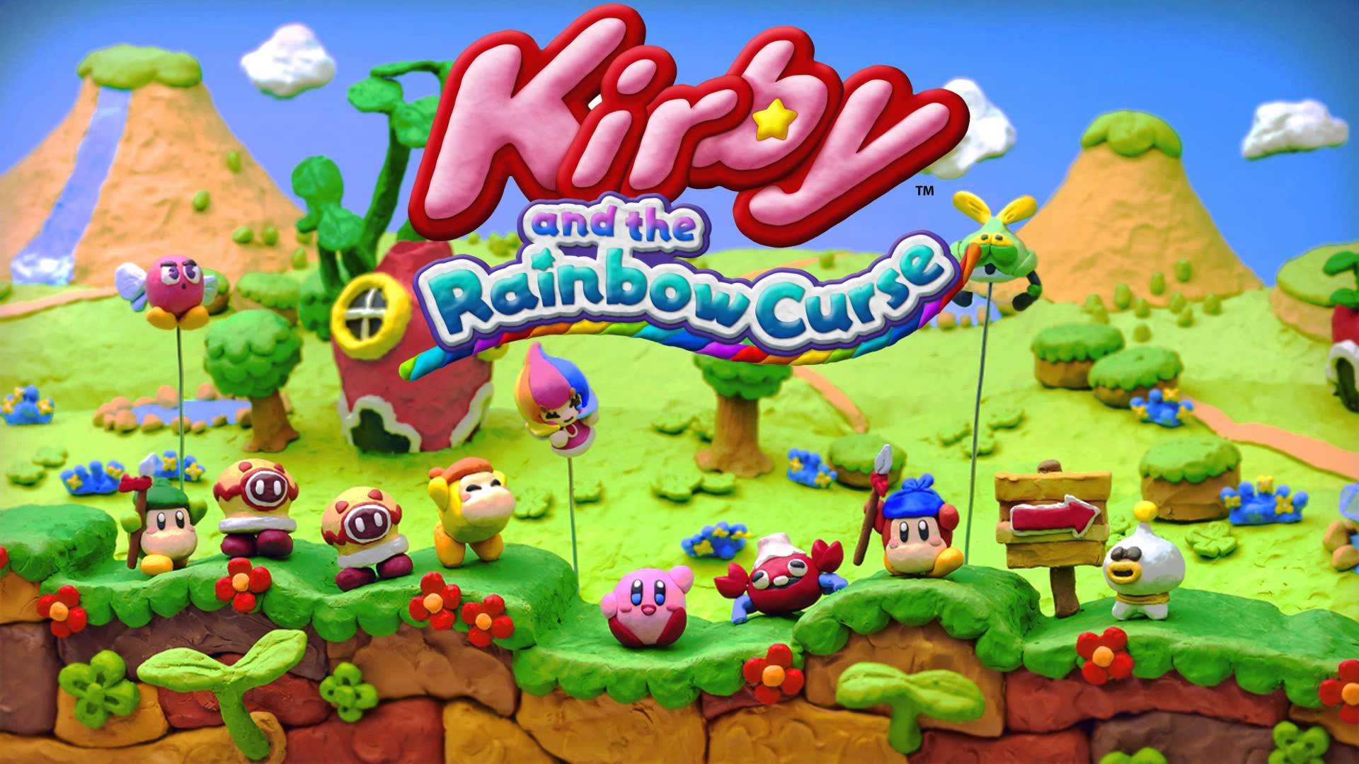 kirby and the rainbow curse banner