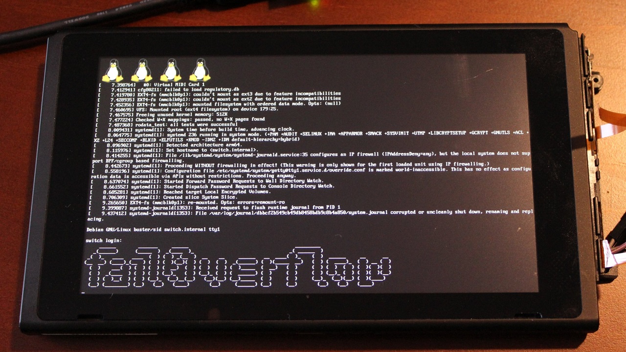 nintendo switch linux hack Fail0verflow