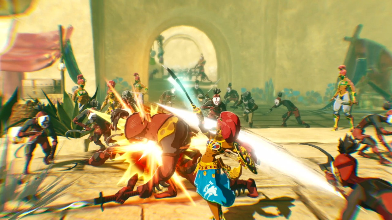 Hyrule Warriors: L'era della calamità Urbosa gameplay