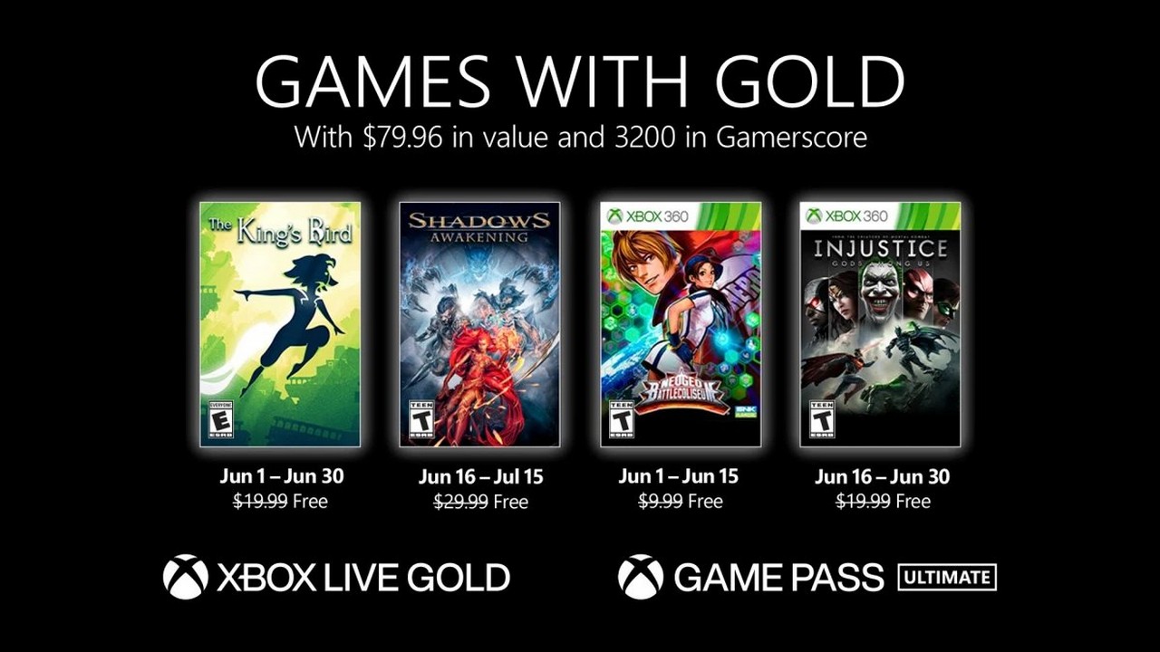 Xbox Gold giugno