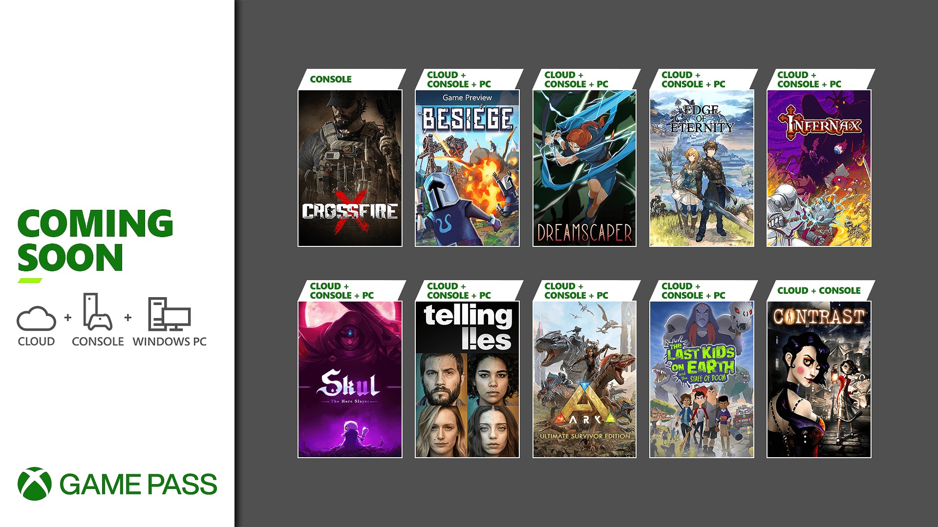 Xbox Game Pass Febbraio