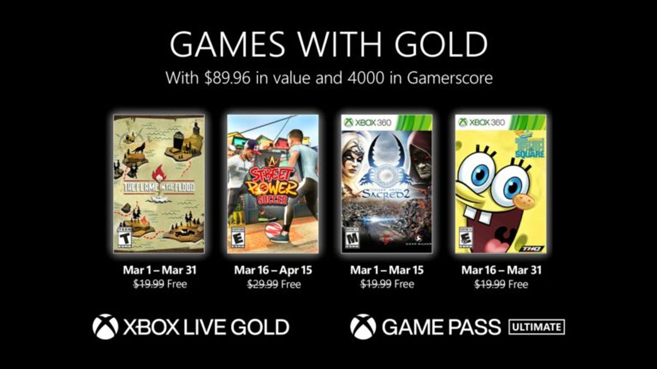 Games With Gold marzo 2022