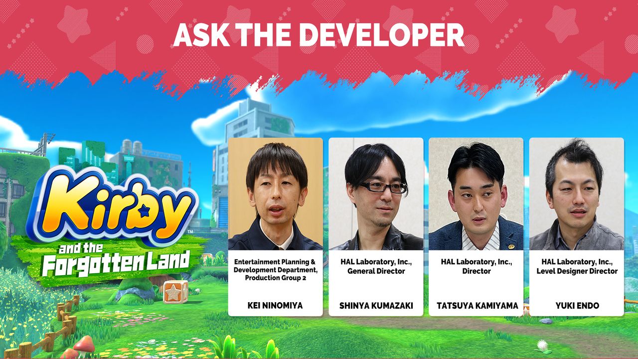 Kirby e la Terra Perduta domande agli sviluppatori