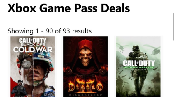 Xbox Game Pass titoli Activision Blizzard