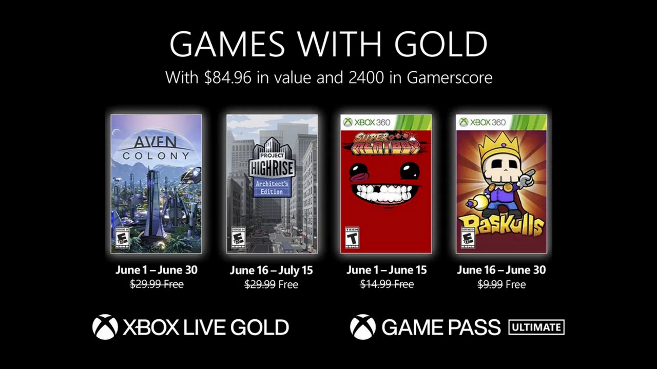 Games With Gold giugno