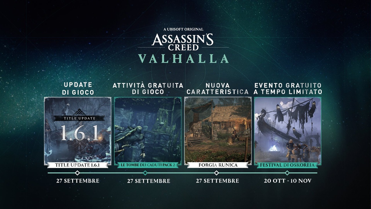 Assassin's Creed Valhalla update 1.6.1.