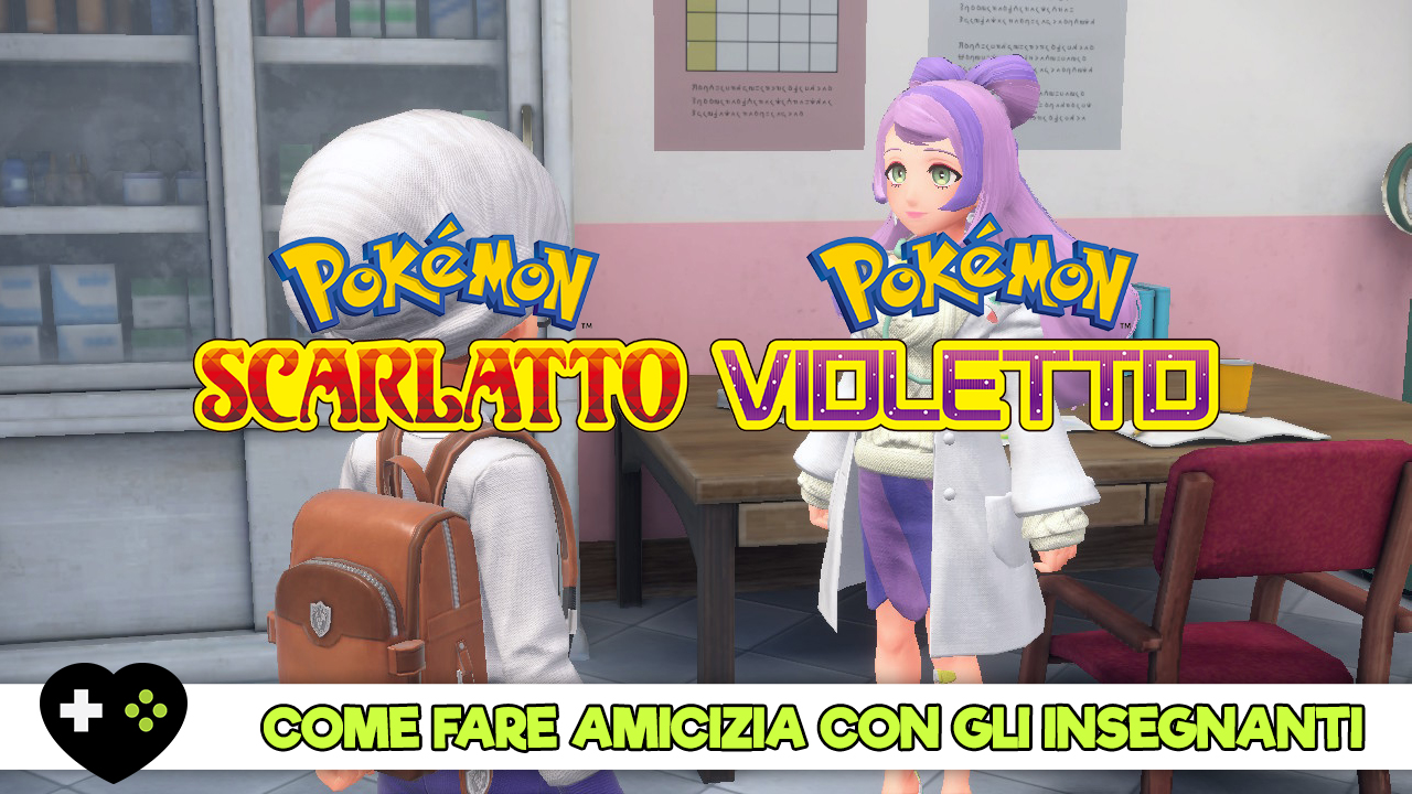Pokemon Scarlatto Violetto guida professori amicizia