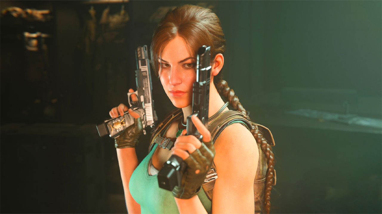 Lara Croft Call of Duty